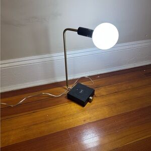 Modern Black and Gold Table Lamp